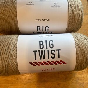 Big Twist Value Yarn in Mushroom
